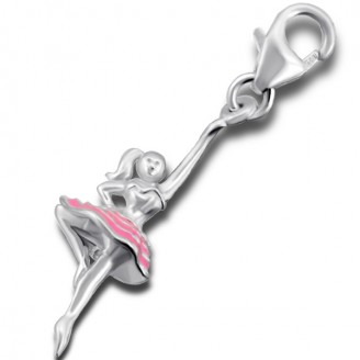 Stříbrný přívěsek na náramek "Pirueta". Ag 925/1000